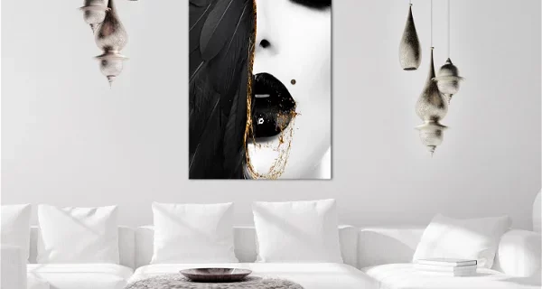 Art print on canvas Angel's Look Vertical