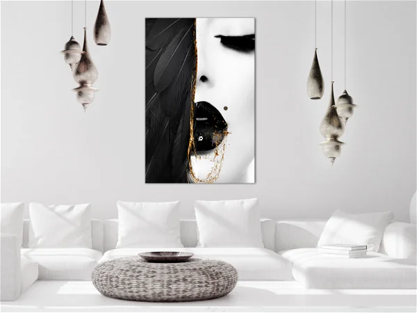 Art print on canvas Angel's Look Vertical