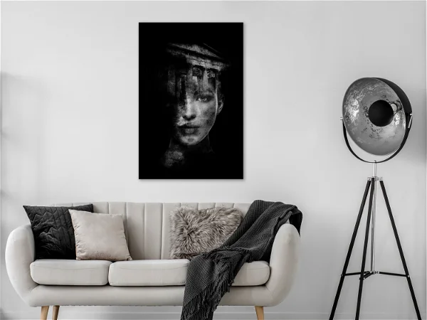 Art print on canvas Feminine Architecture Vertical