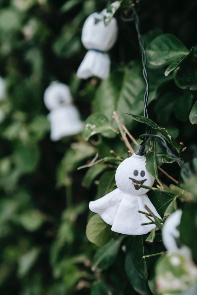 Ghostly Christmas lights