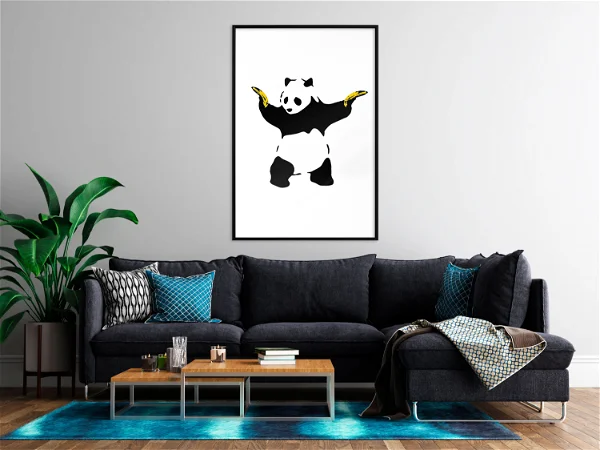 Poster Panda with Guns