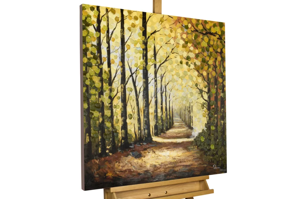 Handpainted Painting Paths of the Forest