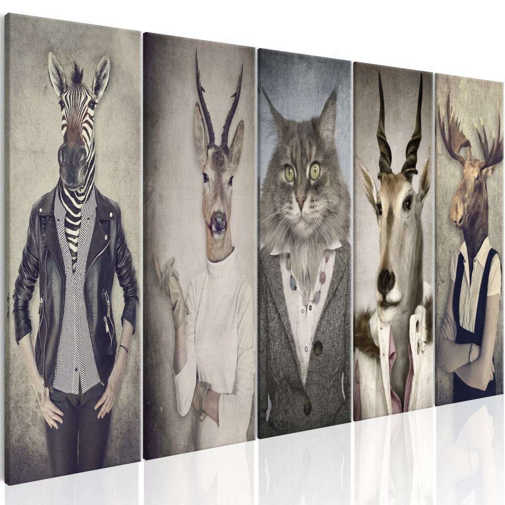 art print animal masks i