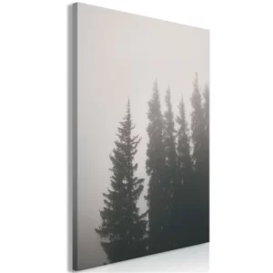 Art print on canvas 'Smell of Forest Fog Vertical' picture