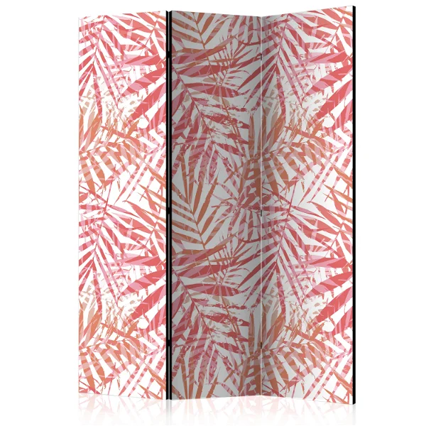 Room divider screen 'Palm Red'