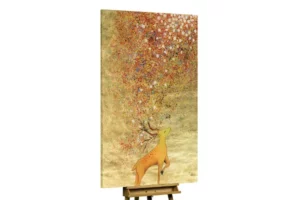 XXL Oil Painting 'Magic of a Deer'