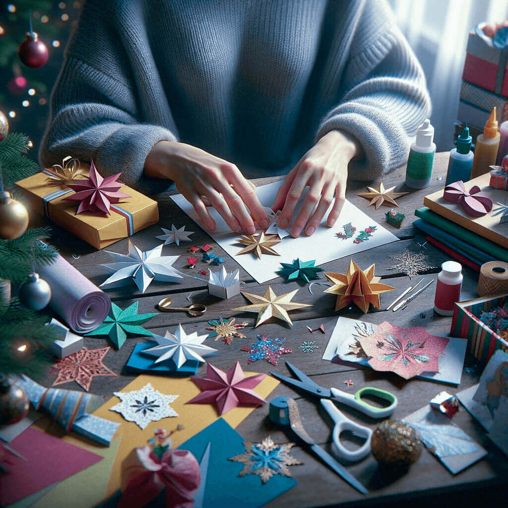 crafts from winter crystal ornaments