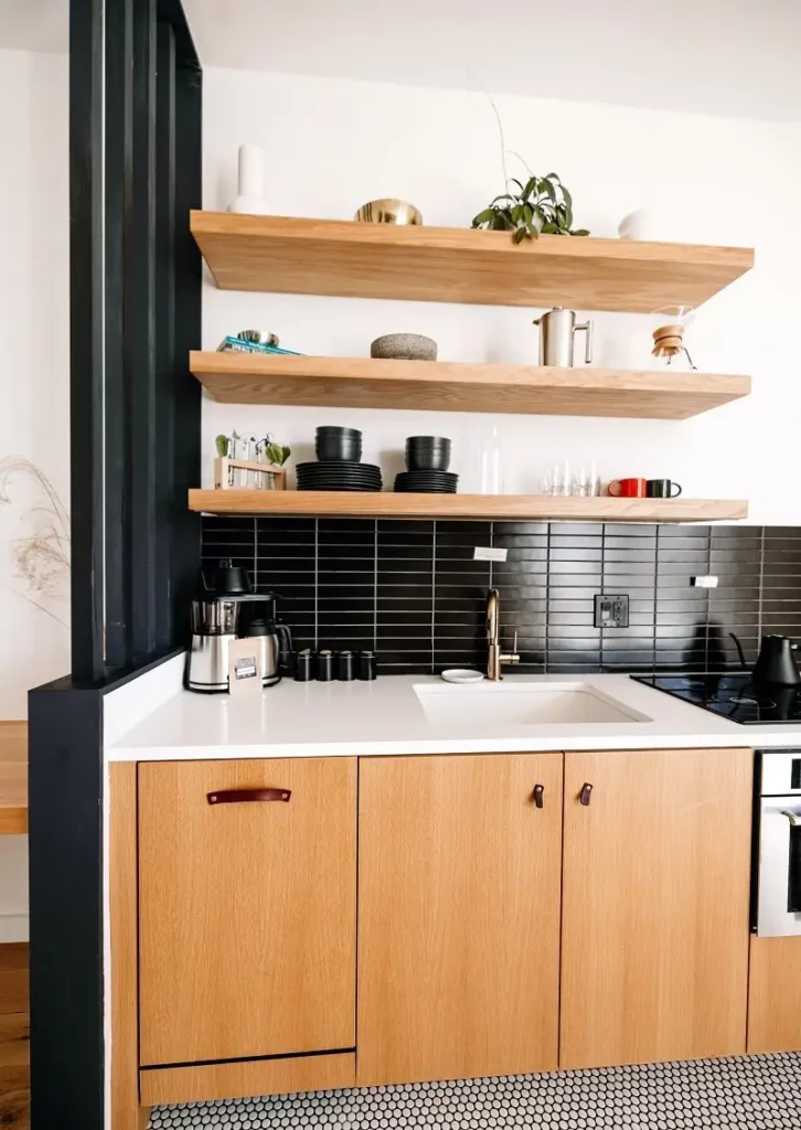 cooking ingredients in display home decoration with a small budget
