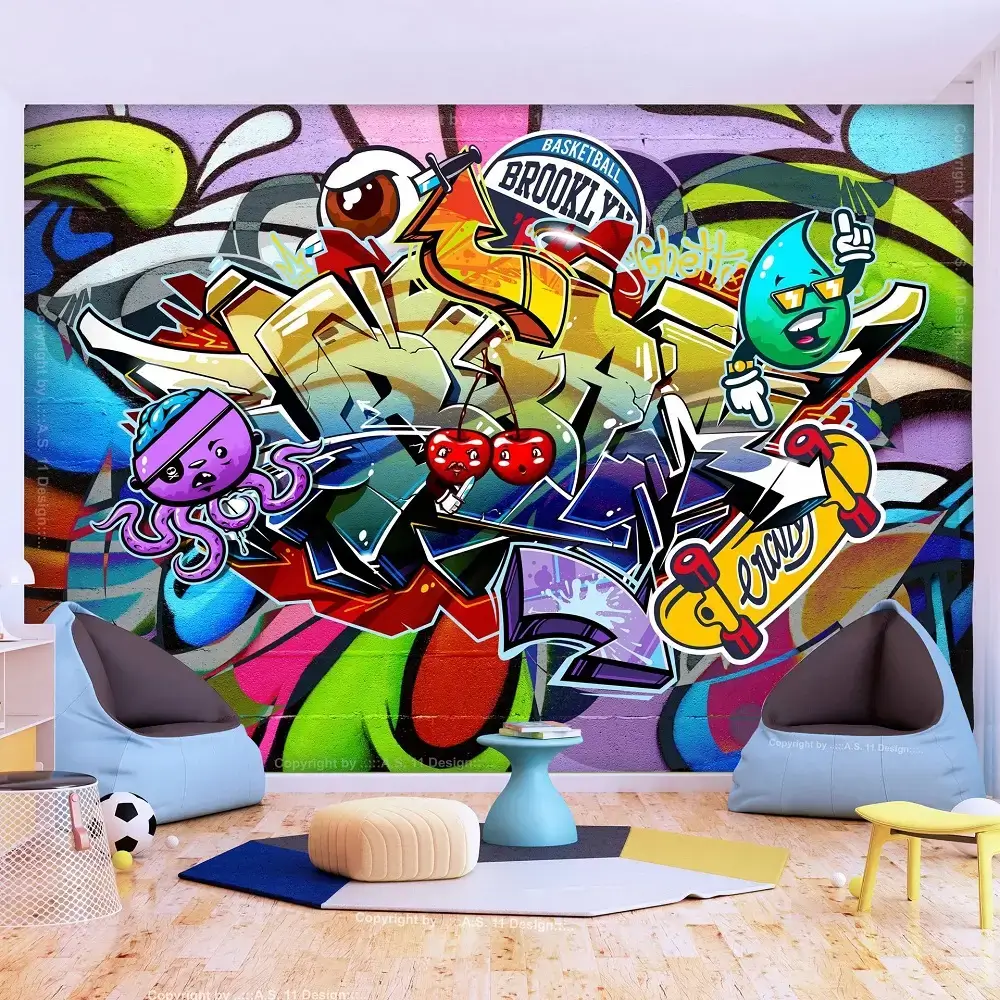 Self-adhesive wallpaper 'Street Signs'