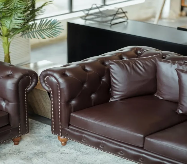 florence knoll inspired sofa brown
