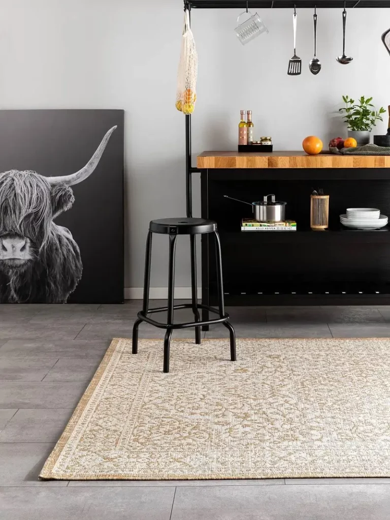 Polypropylene indoor/outdoor rug cleo beige | 80x150 cm