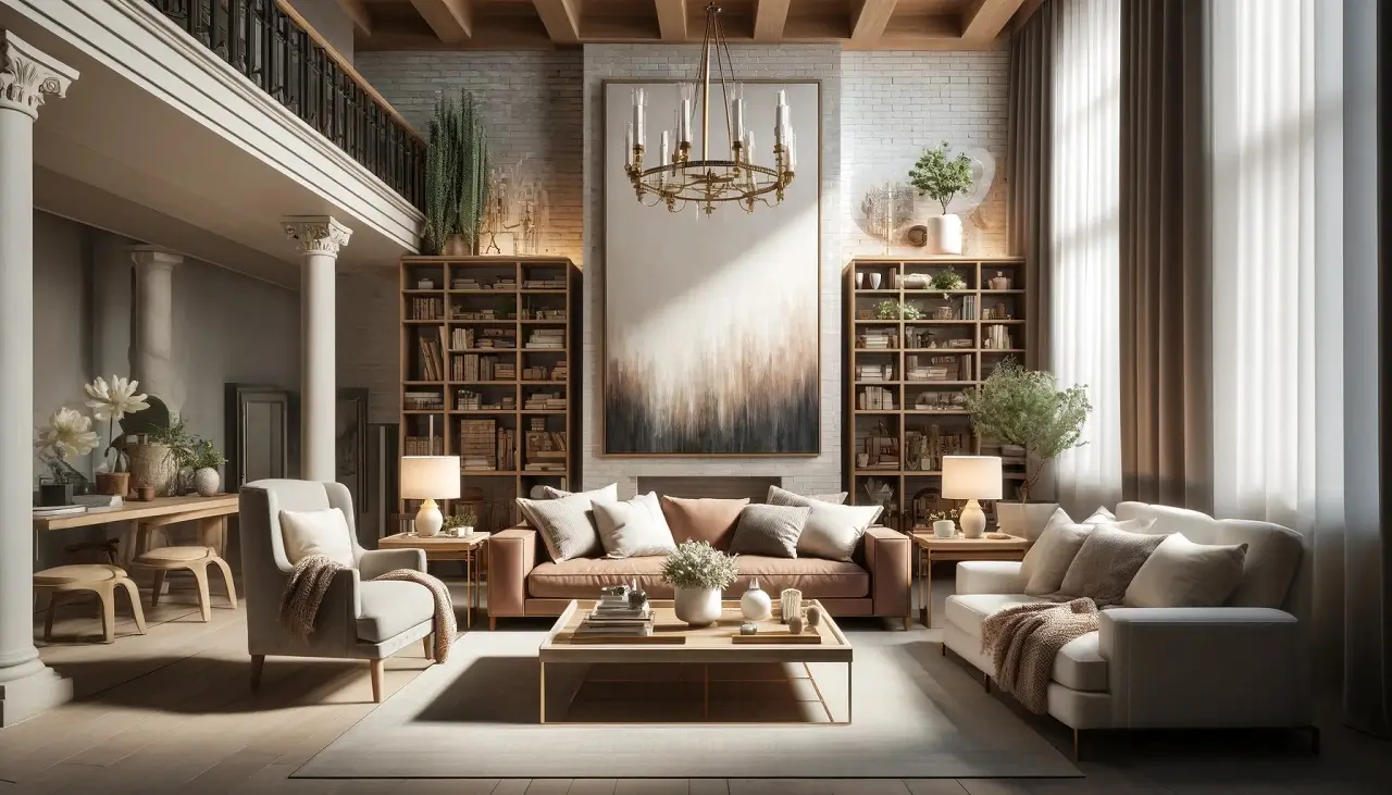 living room with high ceilings feat img