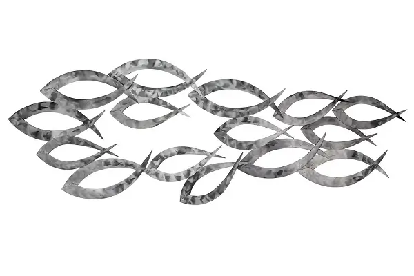 metal wall sculpture essence of power | Abstract styles | 114x38x4 cm