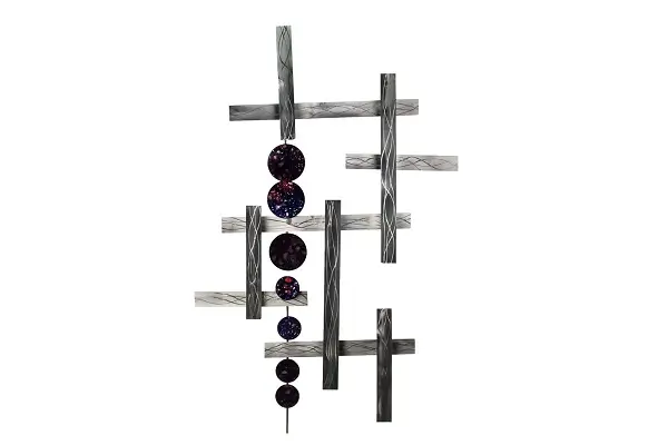 metal wall sculpture struts for glory | Abstract style | 70x109x6 cm