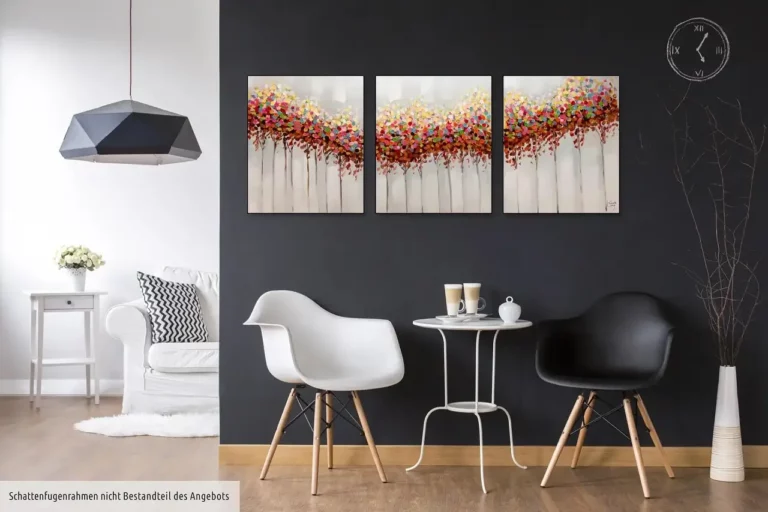 Modern & Contemporary Styles Acrylic Painting 'Sunny Grove' 150x60cm