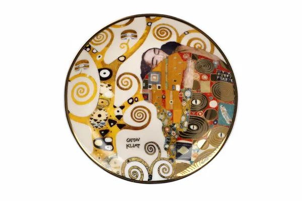 Porcelain wall art 'Embrace of Eternity'