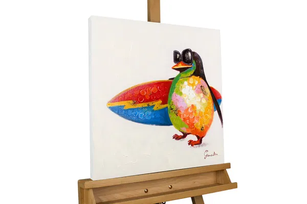 Handpainted Painting 'Surfer's Paradise'