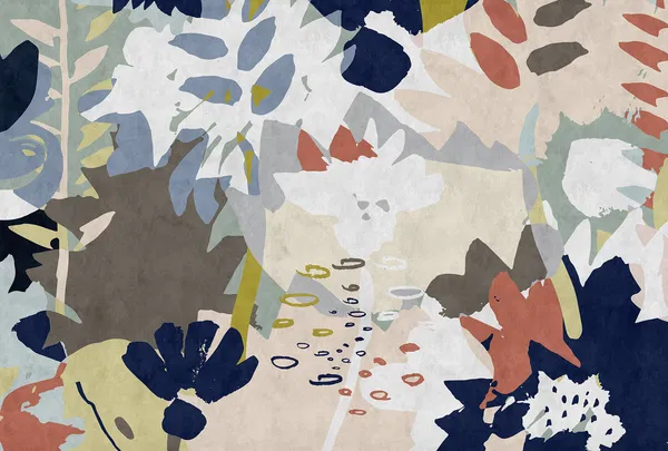 Wallpaper 'Floral Collage 4' 400x270cm