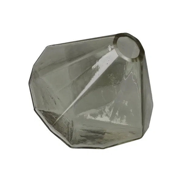 Glass vase 'Oblique Prism'