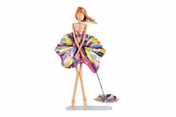 Metal sculpture 'Homage to Marilyn'