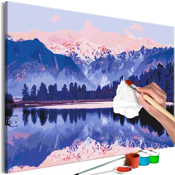 Painting by numbers adults 'Matheson Lake'