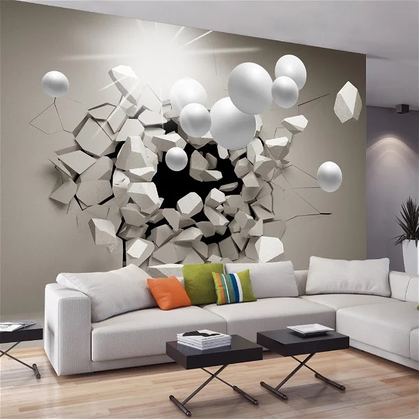 self adhesive 3d wallpaper cry of freedom