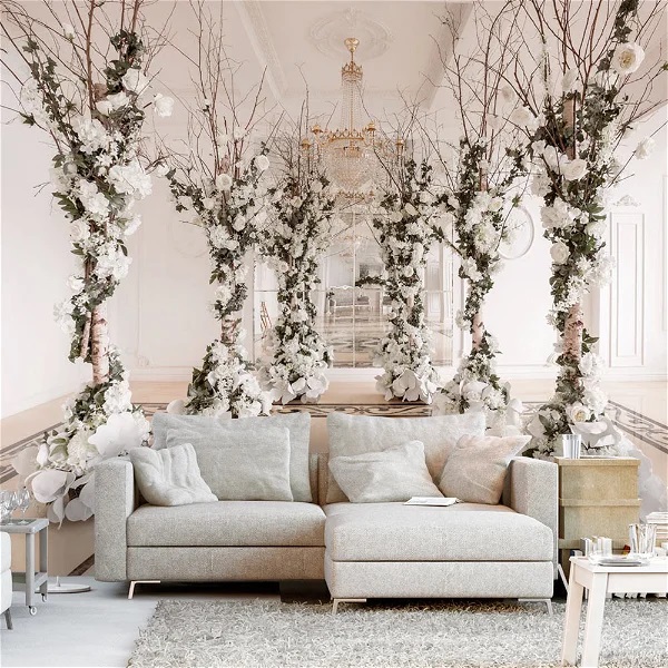 self adhesive 3d wallpaper flower chamber