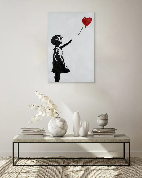 Banksy Graffiti The Story of the Girl with the Balloon KunstLoft Magazine