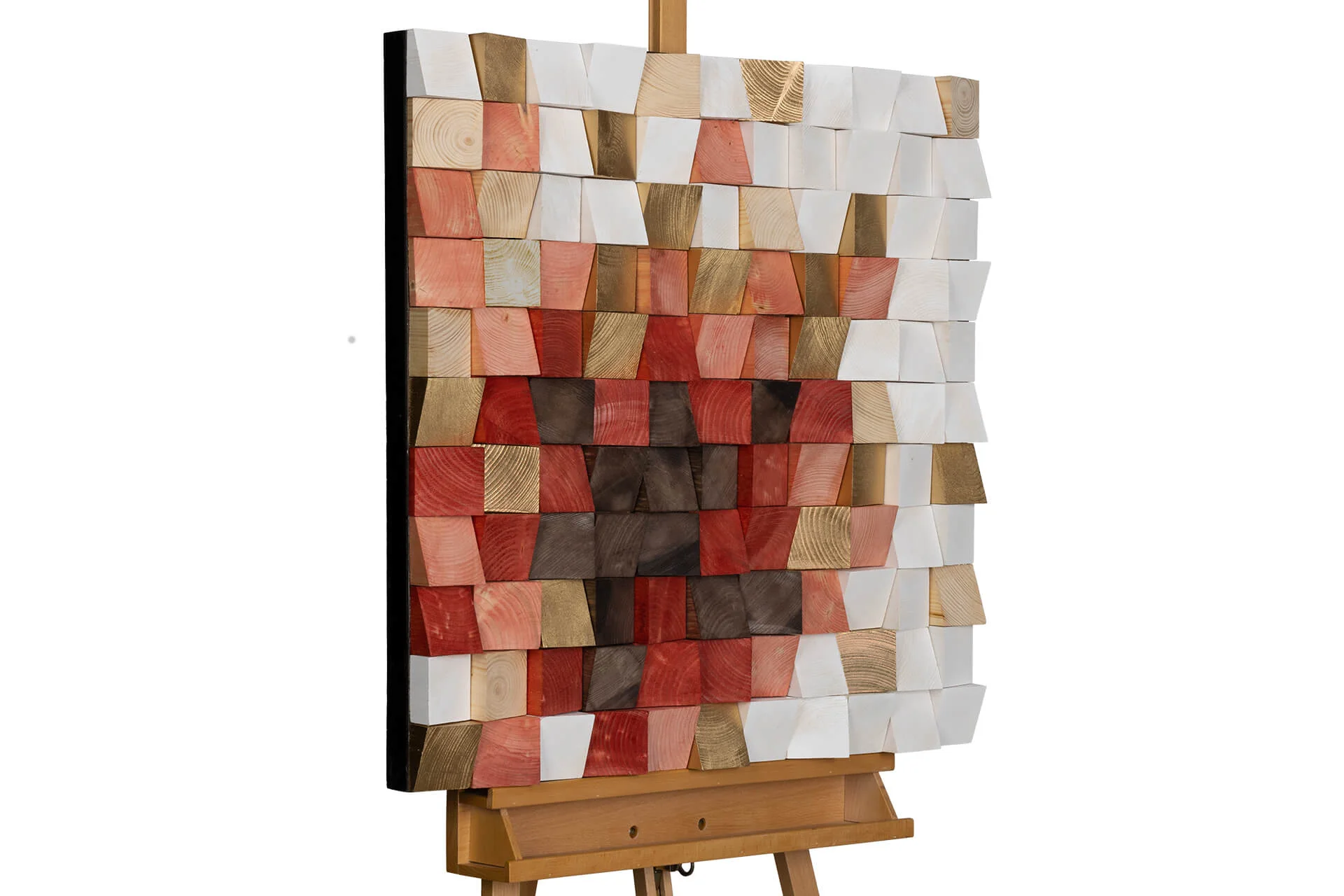 Wood wall art 'Colours of Dawn'