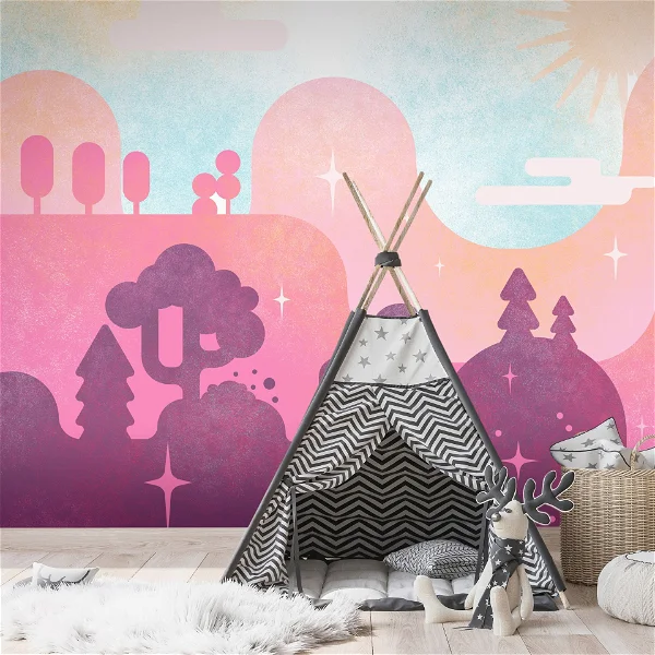 Self-adhesive wallpaper 'Candy Land'