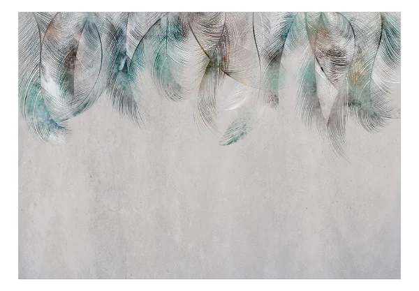 Wallpaper 'Colourful Feathers'