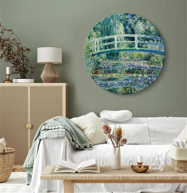 Circle Painting 'Monet's Jpn Bridge'