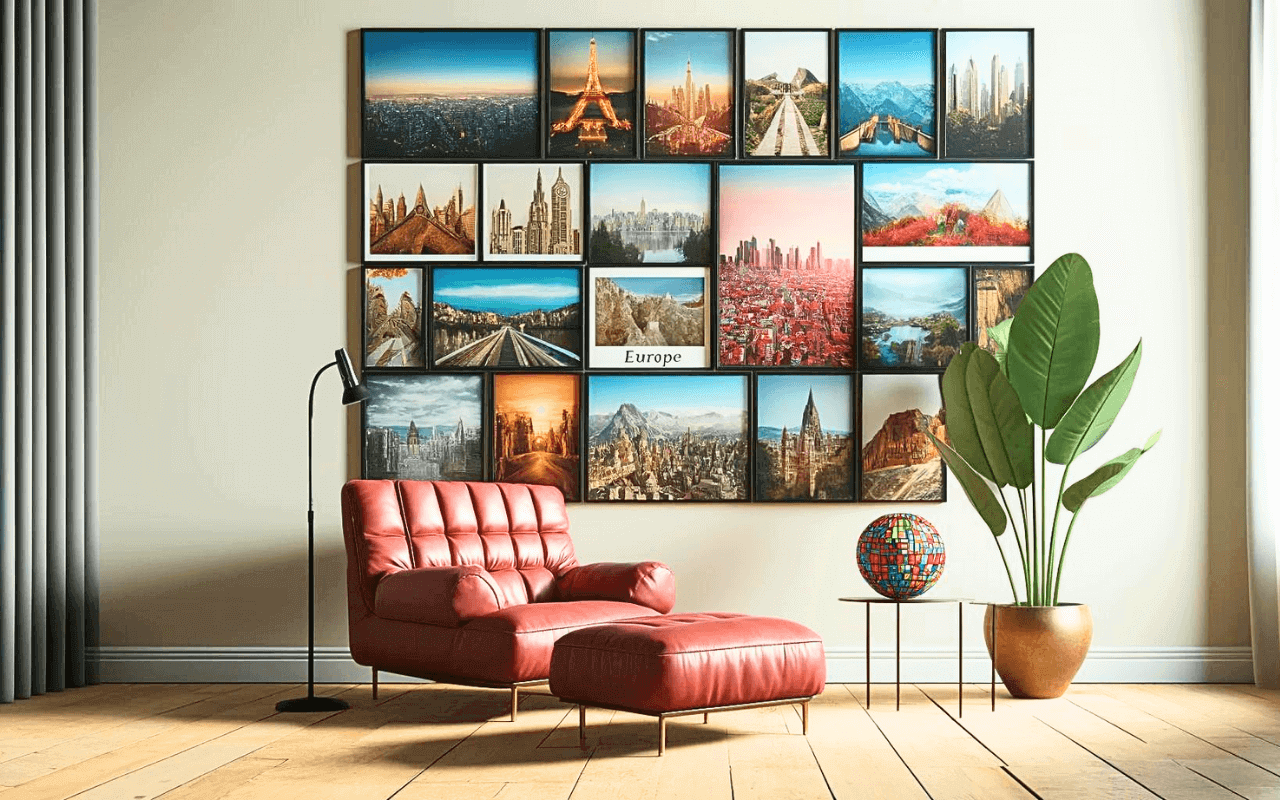 Gallery walls a personal touch